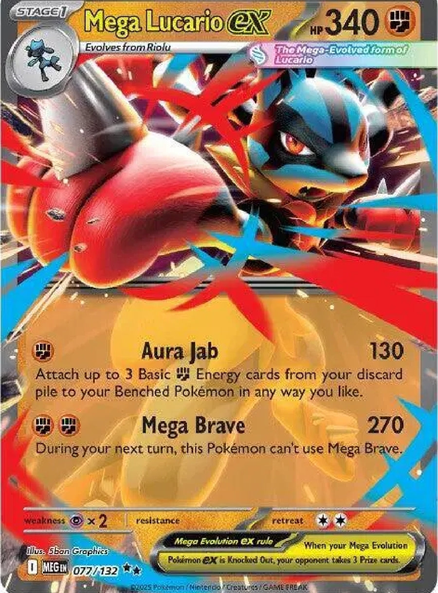 Mega Lucario ex 077/132