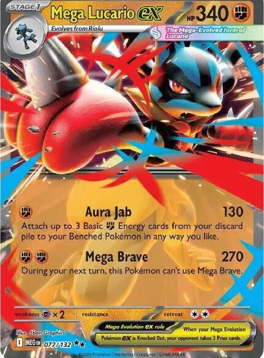 Mega Lucario ex 077/132